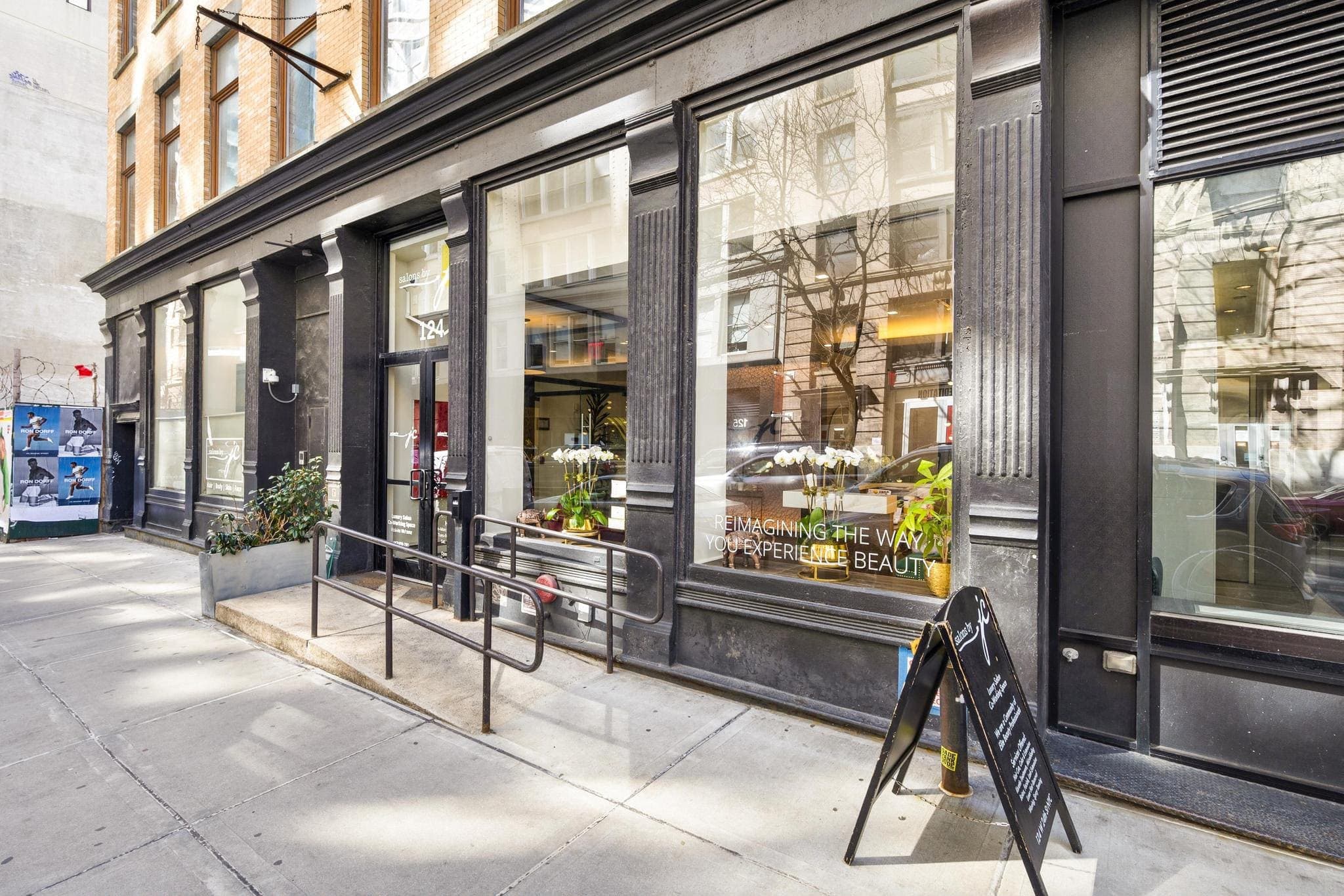 LovMedSpa luxury medical spa storefront on a city street